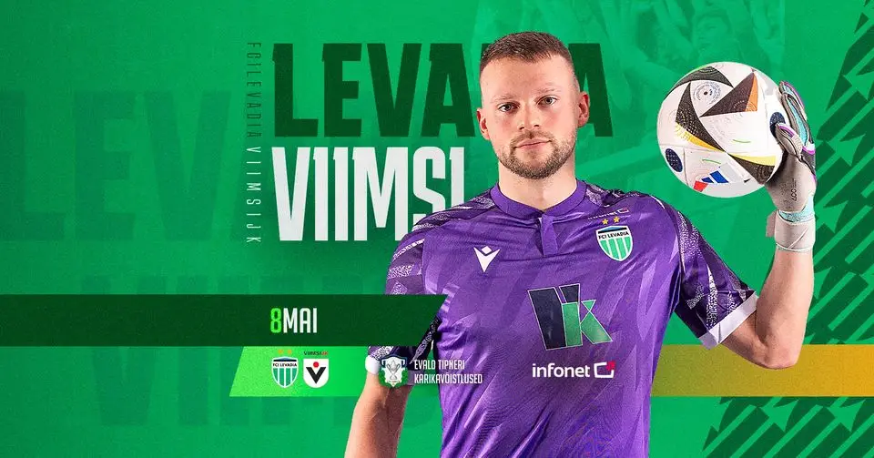 KARIKA POOLFINAAL: FCI Levadia võõrustab kolmapäeva õhtul Viimsi JK-d